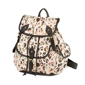pastel canvas backpack
