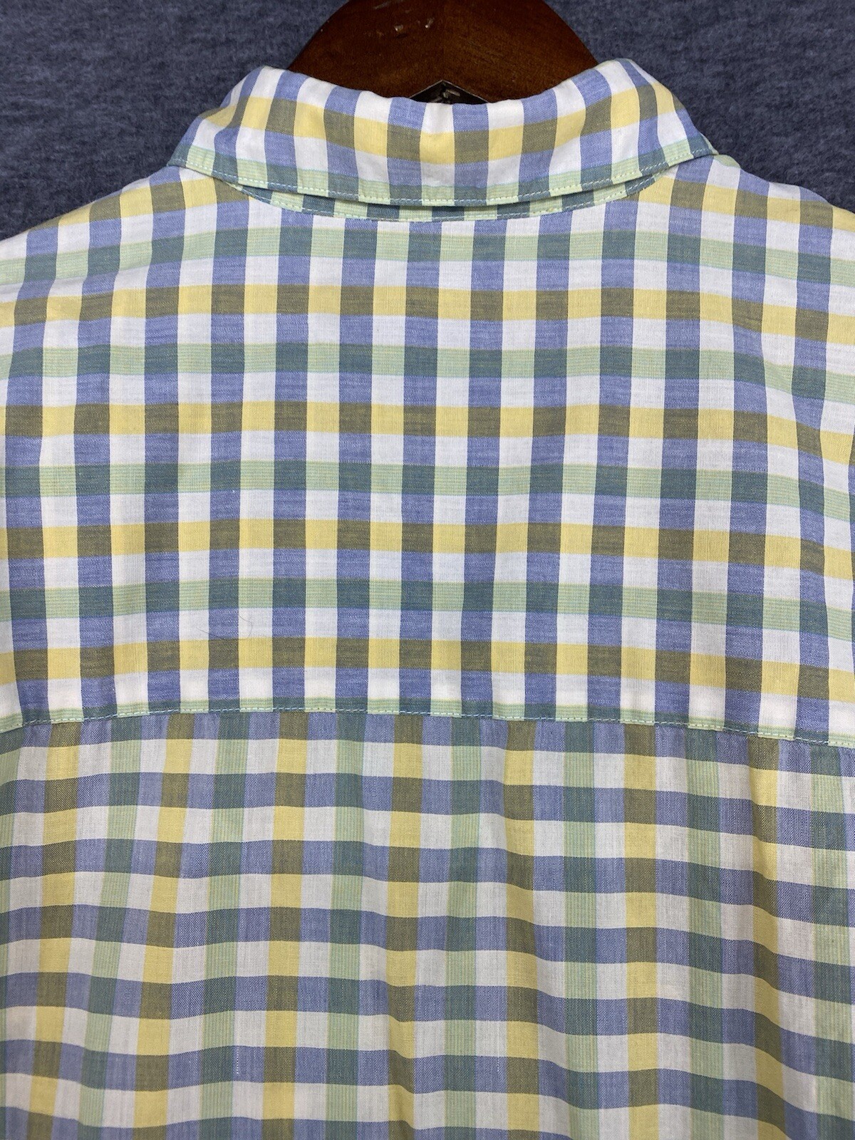 Collections Basic Elements Plaid Long Sleeve Butt… - image 4