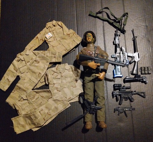 EC Vintage Military 12" Doll, Clothing(5 Outfits) & Weapons/Accessories  - Picture 7 of 10