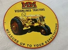 Minneapolis Moline Heavy Steel Metal Sign Vintage Style Farm Farming