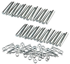 30 Sets Aluminum Conical Coupler Pins with R-Clip Stage Lights Truss Accessories