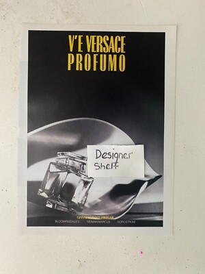 V'e Versace Profumo Perfume Fragrance  Print Advertisement
