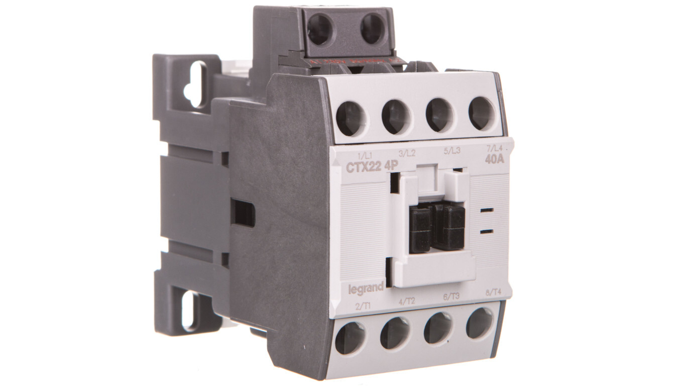 Power contactor 40A 4P 230V AC 0Z 0R CTX3 41642 /T2UK