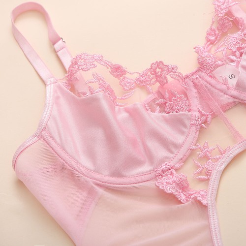 Women's Sexy Lingerie Lace Babydoll Bra Thong Set Sleepwear Underwear Nightwear - Picture 11 of 28
