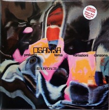 Osanna-Milano Calibro 9 Italian prog psych lp reissue brand new clear red vinyl