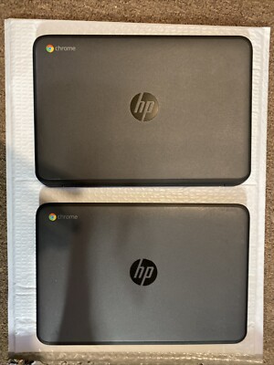 Lot Of 2 - HP ChromeBook 11 G5 EE | Intel Celeron N3060, 16GB SSD,
