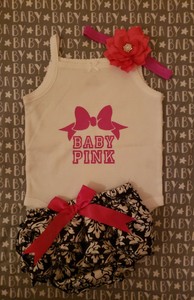 baby victoria secret pink outfits