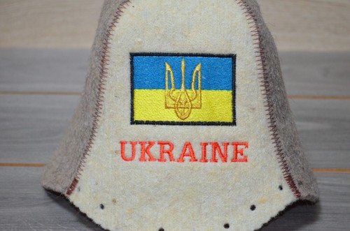Sauna hat wool Ukrainian Sauna hat Sauna Felt Українські шапки для сауни лазні - Picture 2 of 7