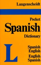 Langenscheidts Pocket Spanish Dictionary: Spanish - English  Engli - VERY GOOD