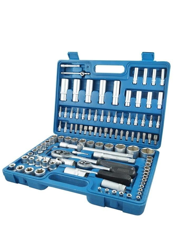 CHIAVI A CRICCHETTO BUSSOLA KIT 108 PZ CHIAVE BUSSOLE IN VALIGETTA