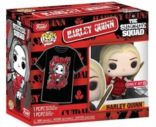 Harley Quinn Escuadrón Suicida Funko ¡POP! (Diamante)! Figura Vinilo y Camiseta Adulto