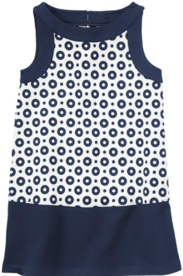 Robe Gymboree Après-Midi Parisienne – Pois, Ponte, Shift – Taille 5 – Neuve