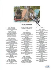 August Alsina Signed Autographed Benediction Song Lyric Sheet Rapper ACOA COA