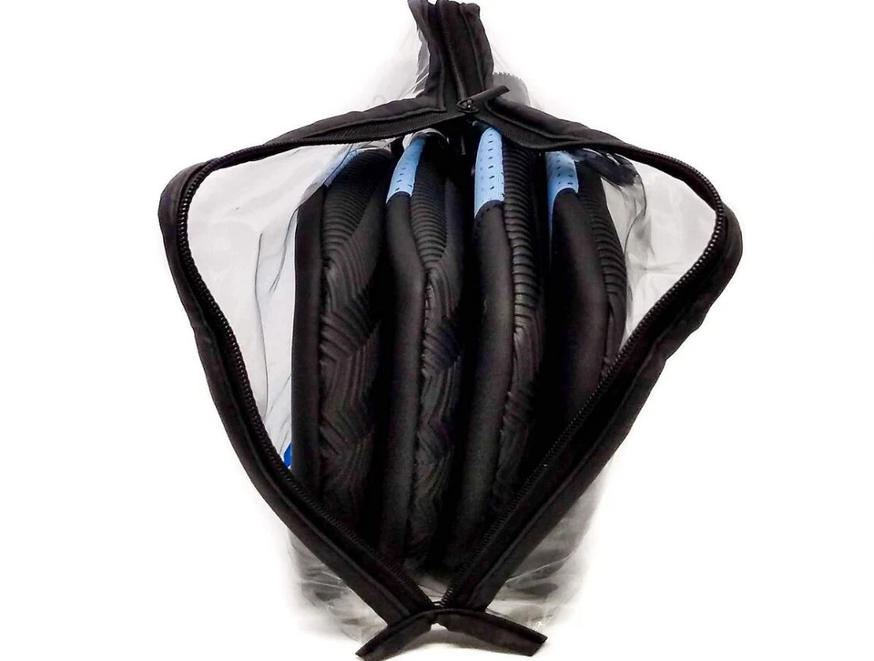 Bark Brite Perro Botas Zapatos 4 PIEZAS PATAS GRANDES Azul Pata Protector Transpirable EE. UU. Foto 3 de 4