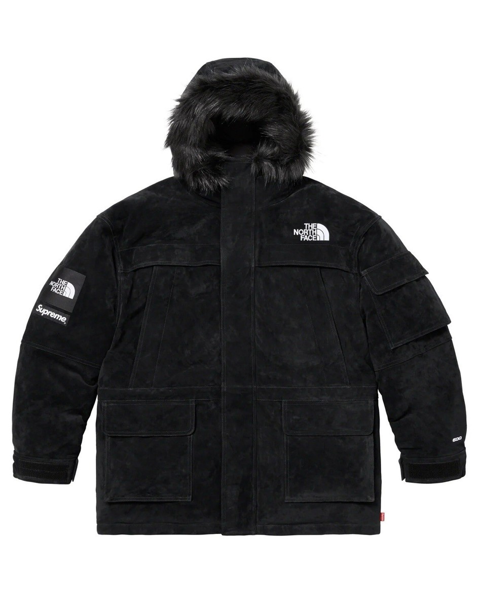 ジャケット・アウター Supreme x The North Face Suede 600 Supreme The North Face Suede 600-Fill Down Parka - BLACK Brand New