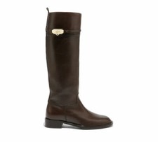 Salvatore Ferragamo Brown Leather Riding Boots SZ 6 850