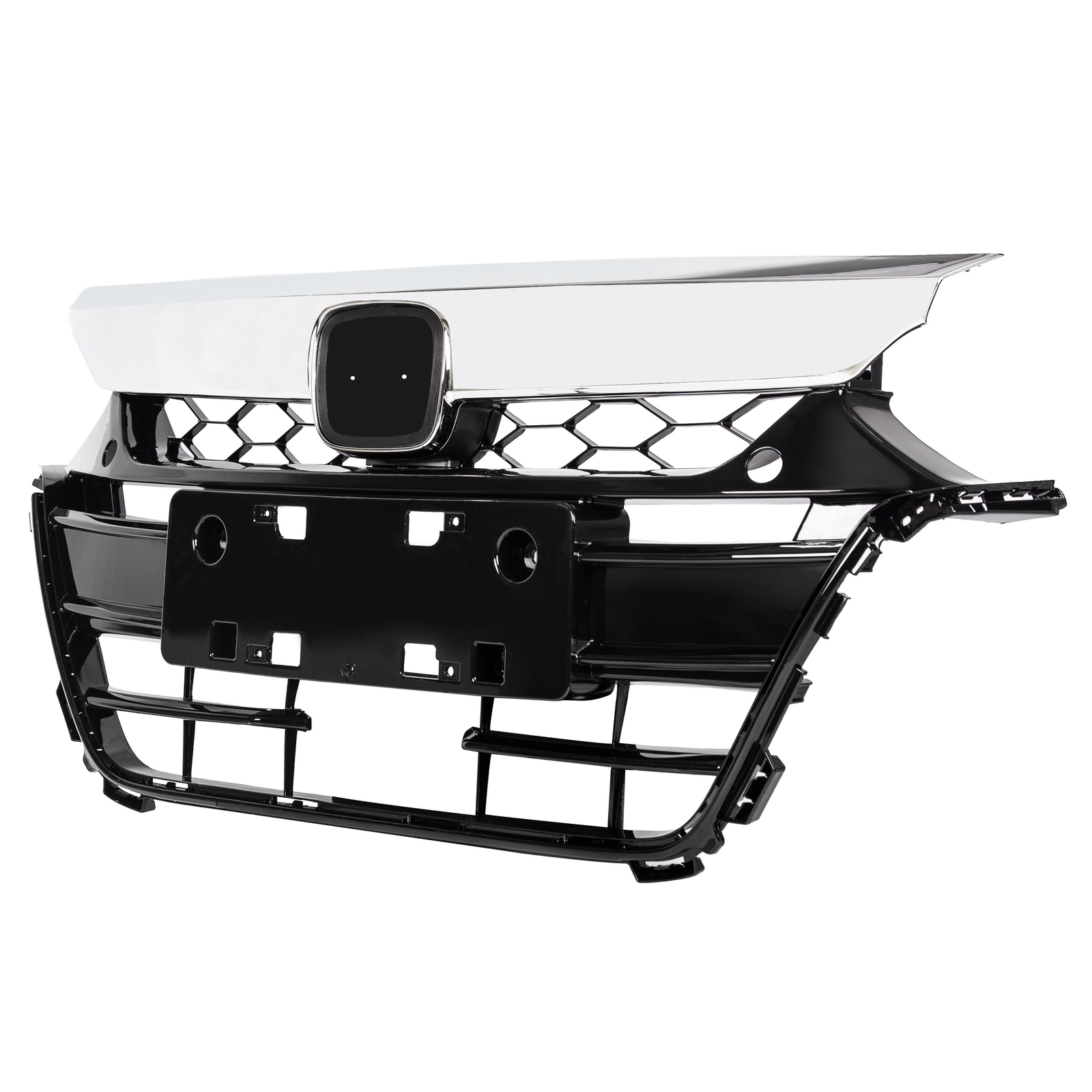 Front Bumper Upper Grill Grille Assembly For Honda Accord 2018 2019 2020