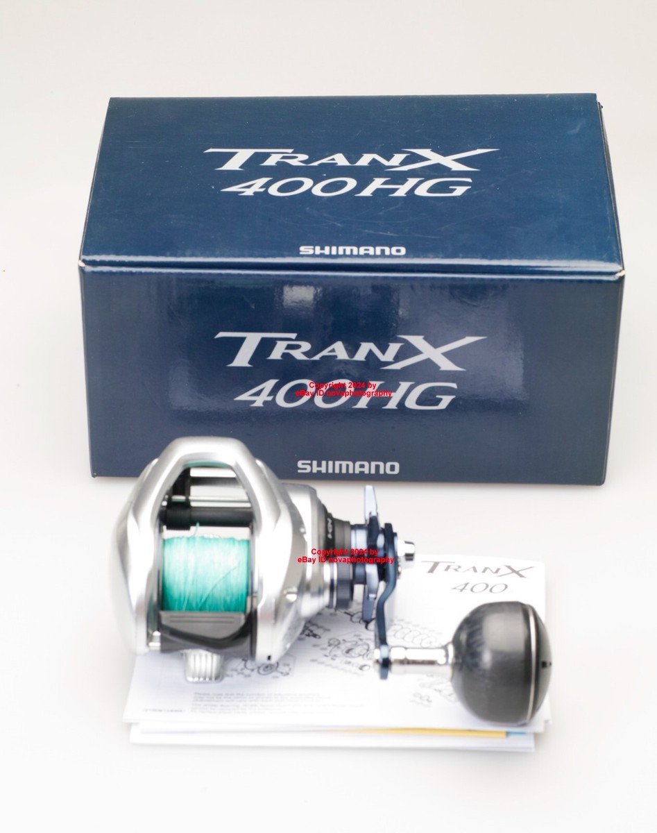 USED SHIMANO TRANX 400AHG 400HG Right HAND CASTING REEL 7.6