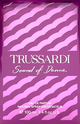 TRUSSARDI SOUND OF DONNA EAU DE PARFUM SPRAY FOR WOMEN 3.4 Oz