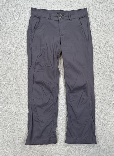 Pantalon Prana Femme 6 (32x27) Court Gris Halle Cargo
