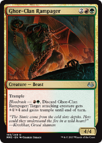 Ghor-Clan Rampager x4 NM  Magic the Gathering MTG MM 2017 Edition, # 165 - Picture 1 of 1