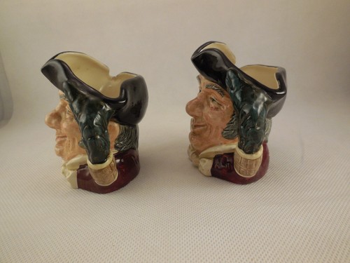 Royal Doulton Toby Jug - Mine Host- D6470 C 1957 Vintage Collectable - Set of 2 - Picture 3 of 10