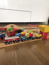 mothercare wooden train set