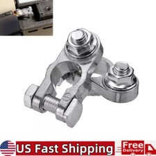 2PCS Car Battery Terminal Connectors Top Post Battery Terminals Clamp Universal