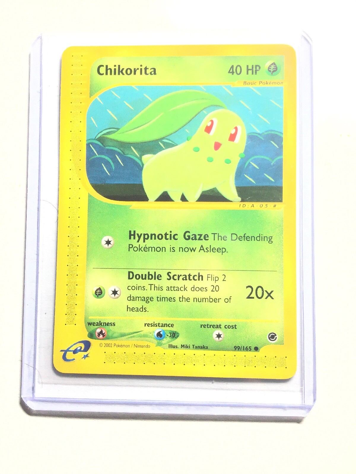 CHIKORITA - 99/165 - Expedition Base Set - Common - Pokemon Card - NM