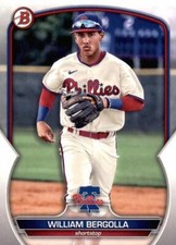 2023 Bowman William Bergolla #BP-67 Philadelphia Phillies