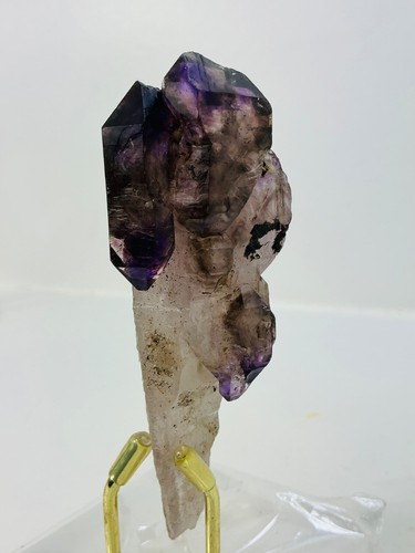 Super Seven Crystal Perfectly Formed Scepter Quartz Raw Stone Amethyst Quartz - Foto 11 di 15