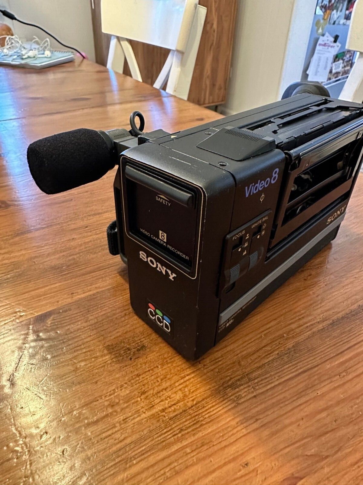 Vintage Sony Video 8 Handycam CCDM8U Black 8mm Video Camera Recorder