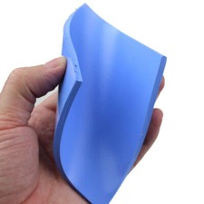 2x 100x100x4mm GPU CPU Heatsink Cooler Conductive Silicone Paste Thermal Pad US