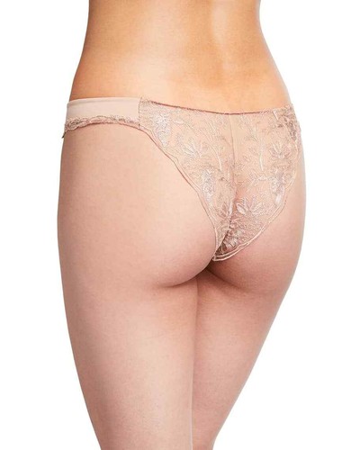 La Perla Womens Beatrice Brazilian Brief Beige Size Large - Picture 2 of 2