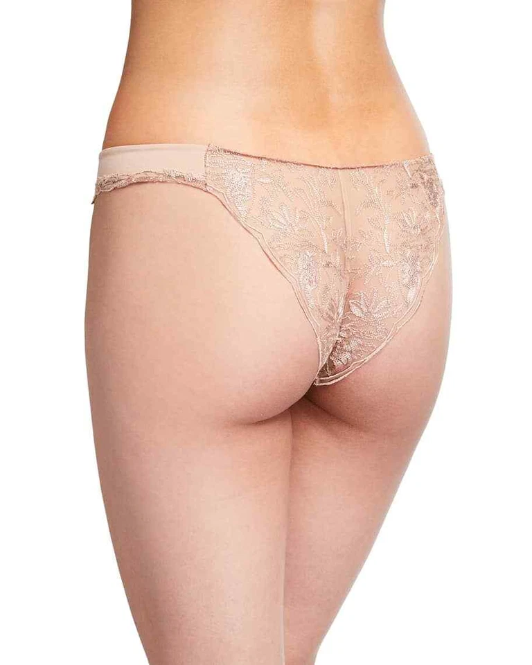 Calzoncillo brasileño Beatrice beige talla grande La Perla para mujer Foto 2 de 2