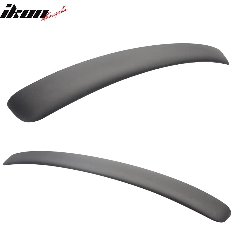 Alerón de ventana de techo trasero pintado negro mate para 96-02 Benz W210 Clase E Foto 3 de 4