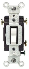Leviton 15 amps 3-Way Toggle AC Quiet Switch White
