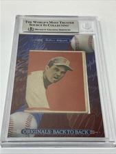 2023 Ha Originals BacktoBack Johnny Sain 1949 Bowman 3/3 Boston Braves Autograph