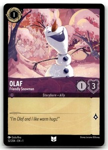 Olaf - Friendly Snowman 52/204 The First Chapter Uncommon