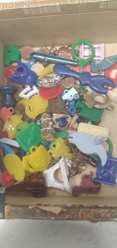 Lot of 50+ Mid Century CRACKER JACK Toy Prize / Gumball / Charms / Toys / Parts
