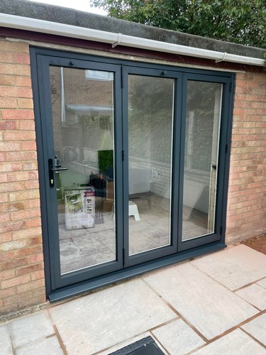 Grey Glazed Bifolds | Small