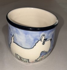 West Highland White Terrier Westie Handmade Cup
