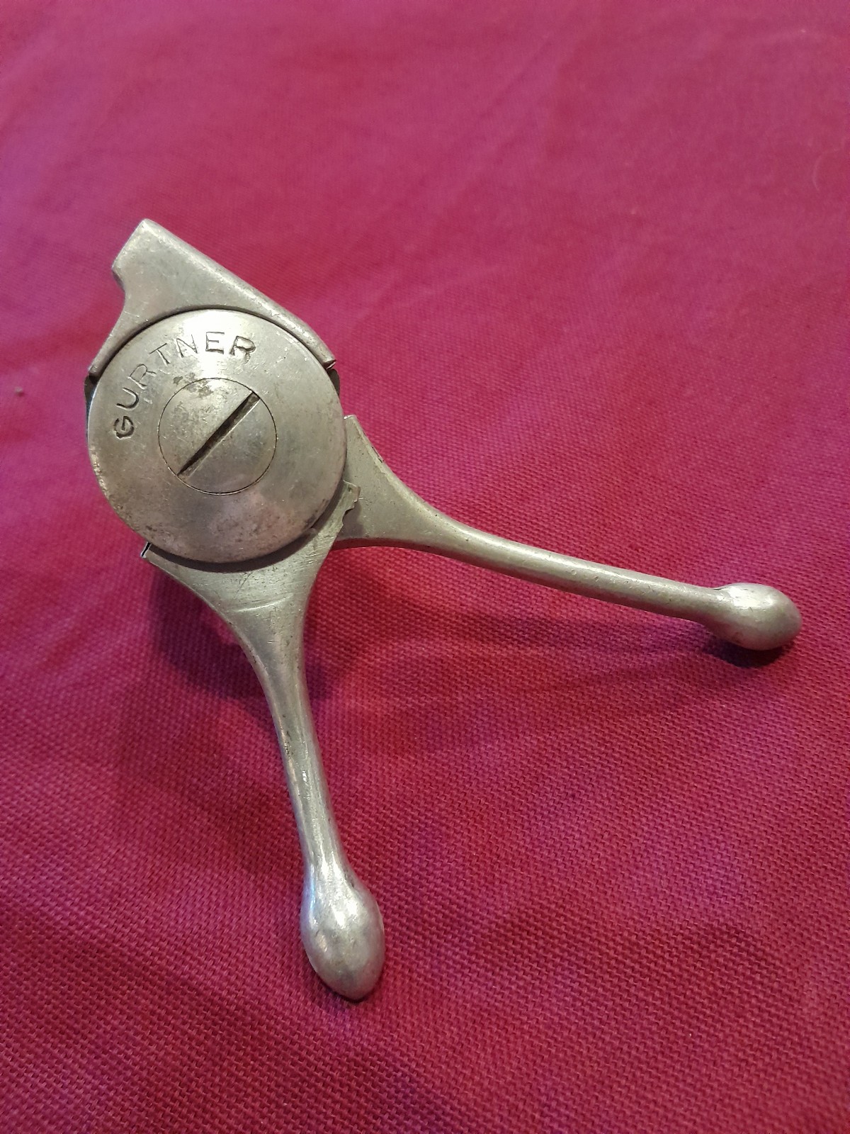 Double manette Gurtner Ø25 pour guidon de moto ancienne