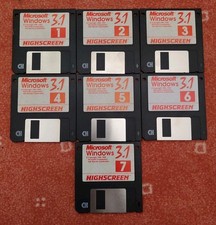 Highscreen Microsoft Windows 3.1 Disketten (Ungetestet)