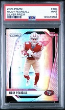 2024 Prizm Silver Prizm Ricky Pearsall RC San Francisco 49ers #383 PSA 9 MINT