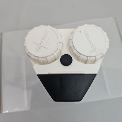  CooperVision Futuristic Retro Cyberpunk contact lens case Mod Modern Vintage