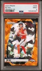 2024 Panini Prizm - Rookies Bo Nix #309 Orange Ice Prizm (RC) PSA 9 Mint Broncos