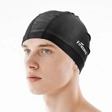 Swim Caps Woman Girls Men Kids One Size Hat, High Elasticity Swimming Cap K