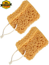 2Pcs Large Bath Sponges Loofah Exfoliating Body Sponge Shower Face Washing
