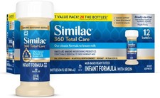 Similac 360 Total Care Infant Formula, Has 5 HMO Prebiotics, Our Pack of 12